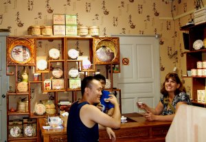 Drinking Tea With My new Friends